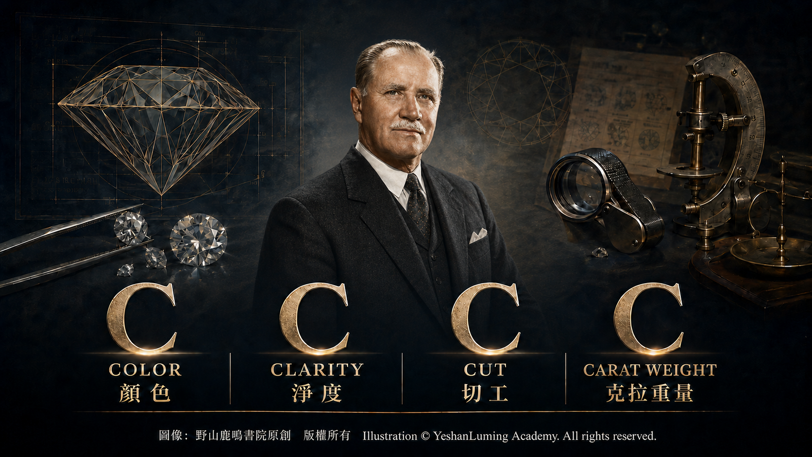 4C的誕生·一套改變鑽石世界的標準