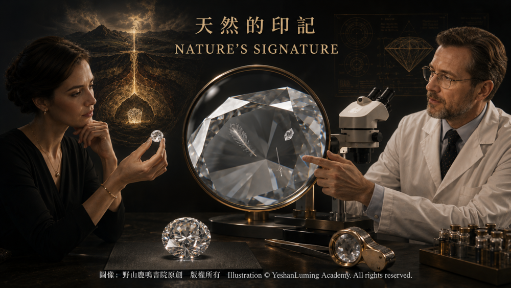 天然鑽石內含物是自然形成的獨特印記｜Natural diamond inclusions as nature’s unique signature