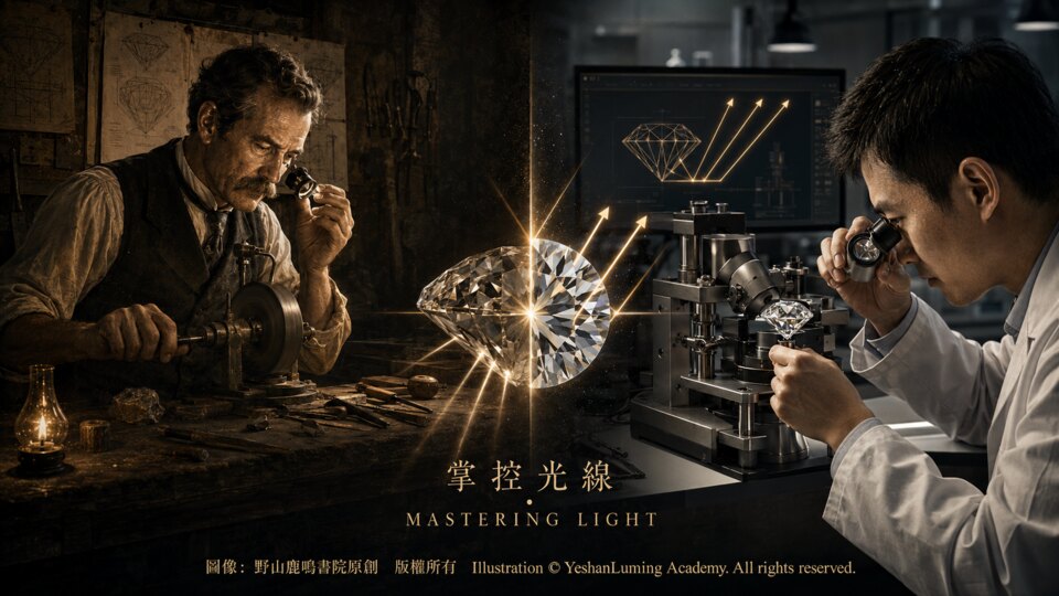 古今鑽石切割工藝掌控光線|Diamond cutting, past and present, mastering light