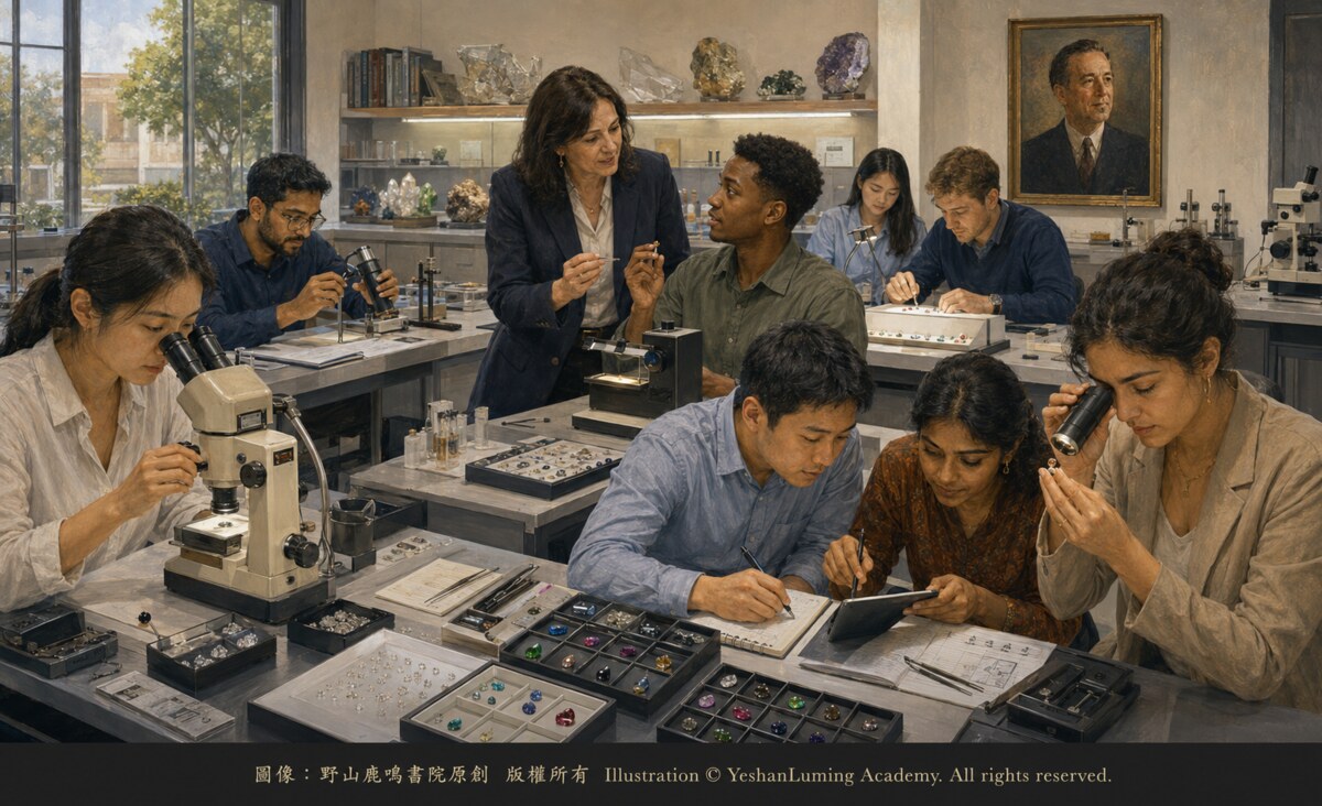 GG寶石學課程中的實踐訓練|Practical training in the GG gemology program