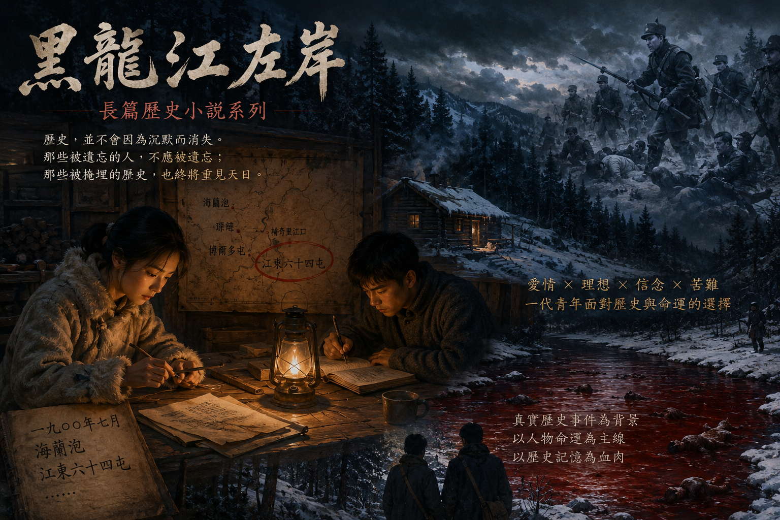 中篇小說·黑龍江左岸 系列圖像