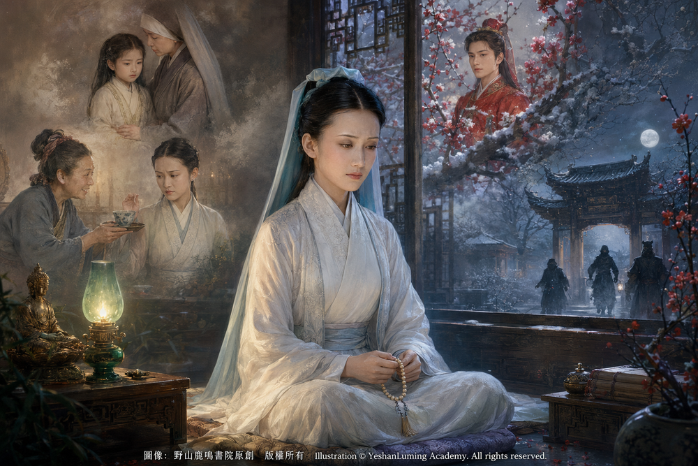 妙玉靜坐念佛與命運劫難｜Miaoyu in meditation and the ordeal of her fate
