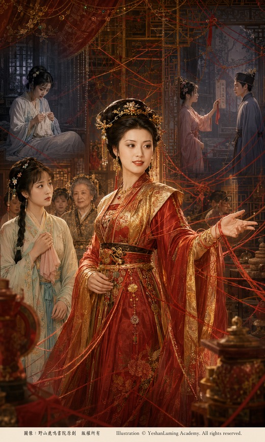 王熙鳳在權力、婚姻與命運之網中掙扎｜Wang Xifeng caught in a web of power, marriage, and fate